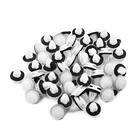 50 шт. Универсальный защелки для автомобильных дверей для Mazda CX-5 CX5 CX-7 аксессуары авто светодиодные белый + черный автомобильных клипов с шайбами