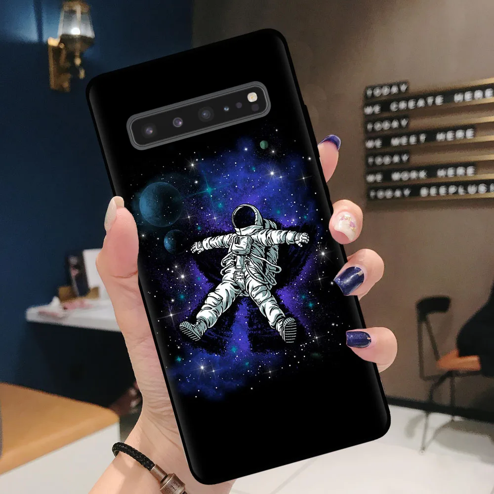 Чехол-накладка для Samsung S8 S9 S10 S20 Plus S7 Edge силиконовый с рисунком | Мобильные