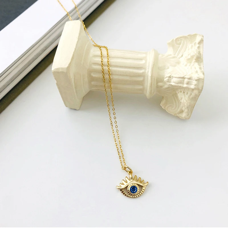 WTLTC нового дизайна маленькая глаз в форме подвески для Для женщин Ретро падения