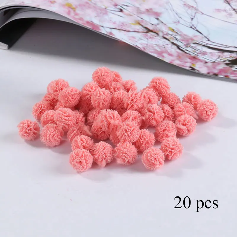 20 шт./компл. кружевные газовые сетчатые цветочные шарики помпон Красочные DIY