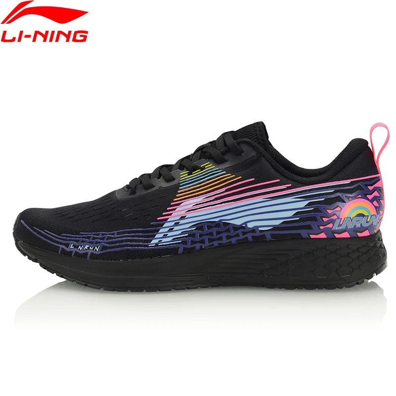 Li Ning/Мужская Базовая гоночная обувь для бега светильник марафона дышащая