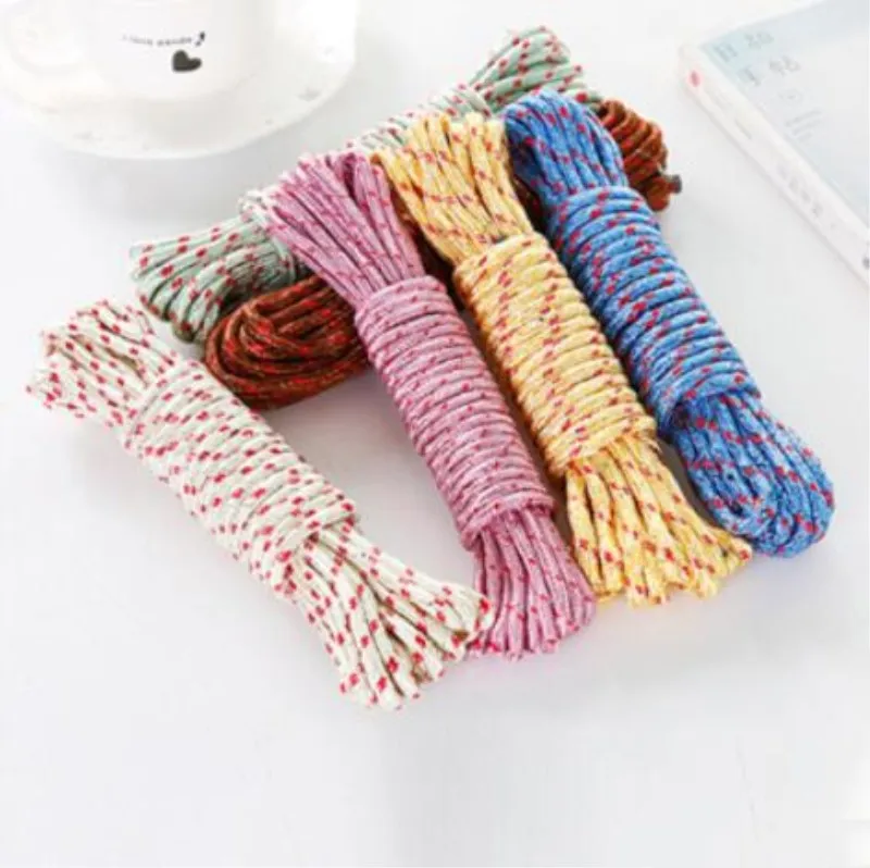 

Nylon Rope Line Prevent slippery 10m Hangers Racks Clotheslines Outdoor Use 5pcs