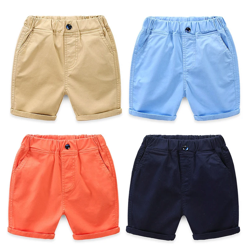 2020 Summer New Children's Shorts Solid Cotton Kids Casual Pants Baby Boys' Sports For 2-8 Years | Детская одежда и обувь