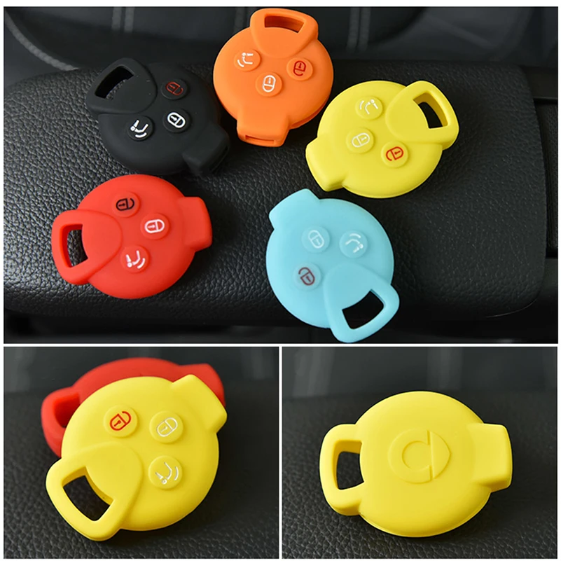 Чехол для автомобильного ключа чехол брелок силиконовый защитный декоративный