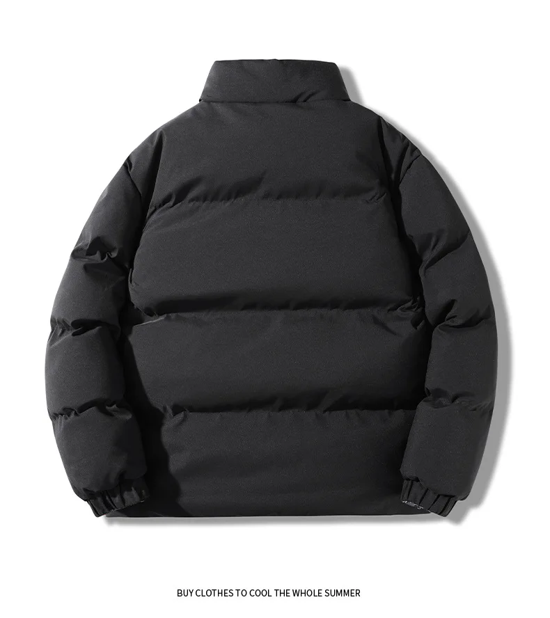 Double-sided Cotton-padded Coat Men with Fleece and Thick Tide Coat Large Size Winter New Warm Cotton-padded  Men Jacket