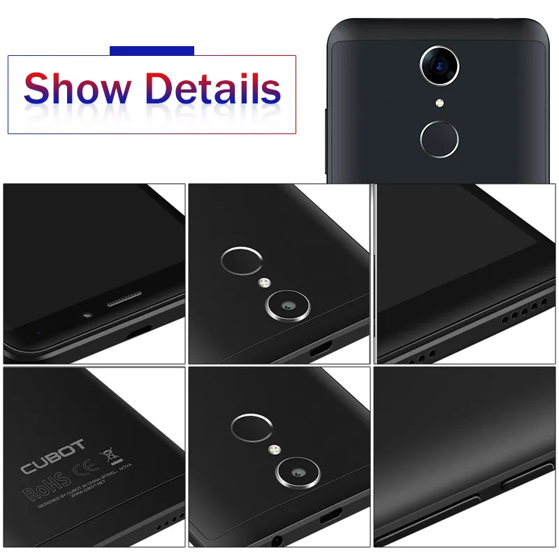 Оригинальный Cubot Nova 3 ГБ 16 Android 8 1 18:9 полный экран 5 дюйма MT6739 четырехъядерный