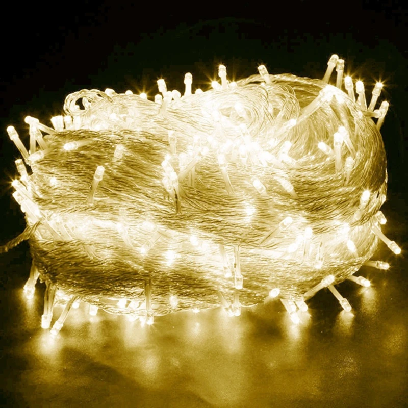 2 шт. 100 м 600 светодиодов Светодиодные фонари Водонепроницаемые гирлянды