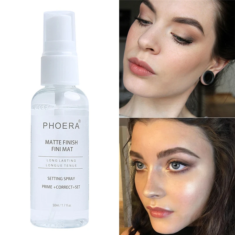 Спрей для макияжа 50 мл с контролем жирности бутылка натуральной стойкой матовой