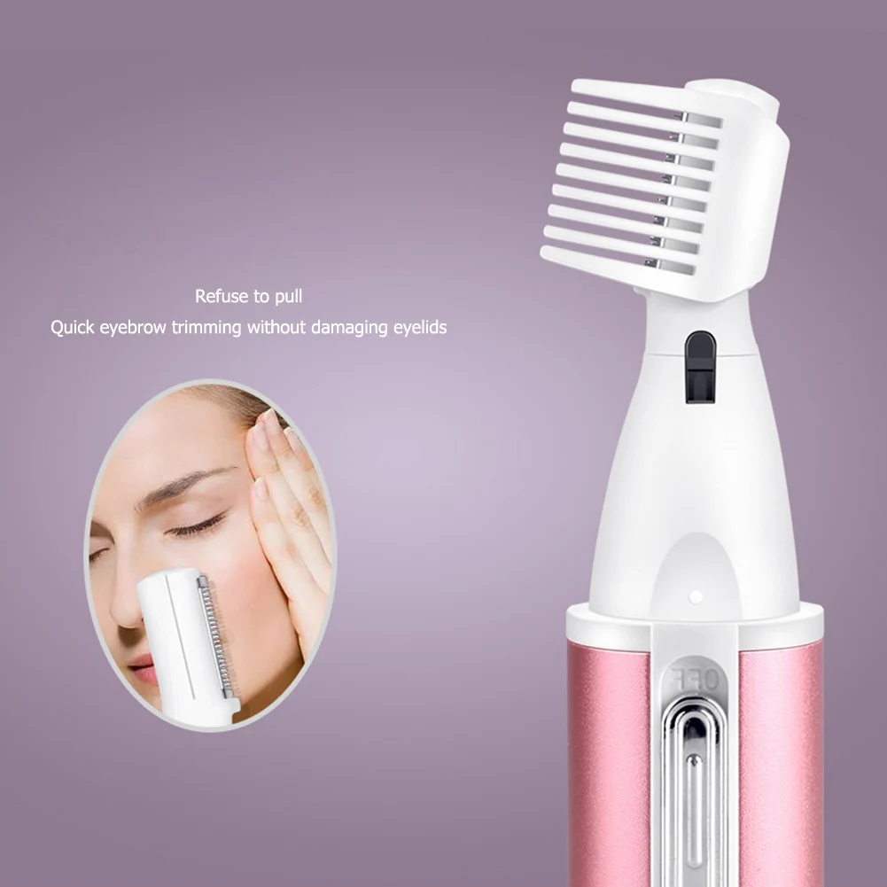 

4 In 1 Women Facial Body Painless Hair Removal Female Shaving Machine Electric Trimmer Razor Electric Shaving Machine