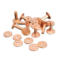 copper rivets and burrscap diameter 9mmshank length 7mm
