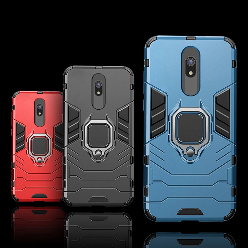 Защитный чехол для Xiaomi Redmi 8, чехол с магнитным кольцом, держатель для телефона, бампер из ТПУ+ поликарбоната, задняя крышка для Redmi 8A 8 A, чехол для телефона Global
