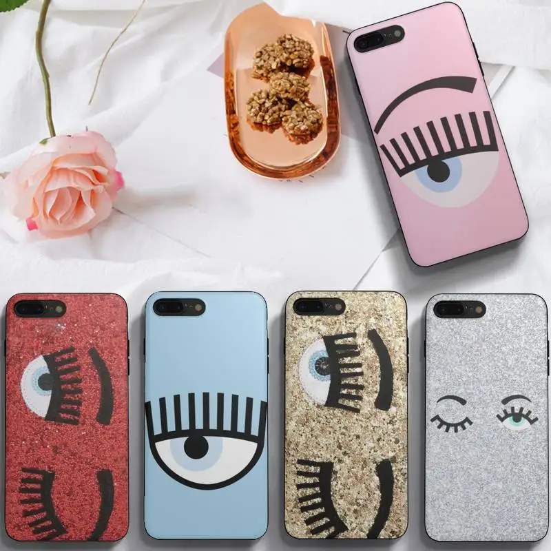 

Ferragnies Eyes Phone Case For Samsung A51 A52 A71 A72 A80 A91 A20E A32 A31 A21 A11 Fundas Shell Cover