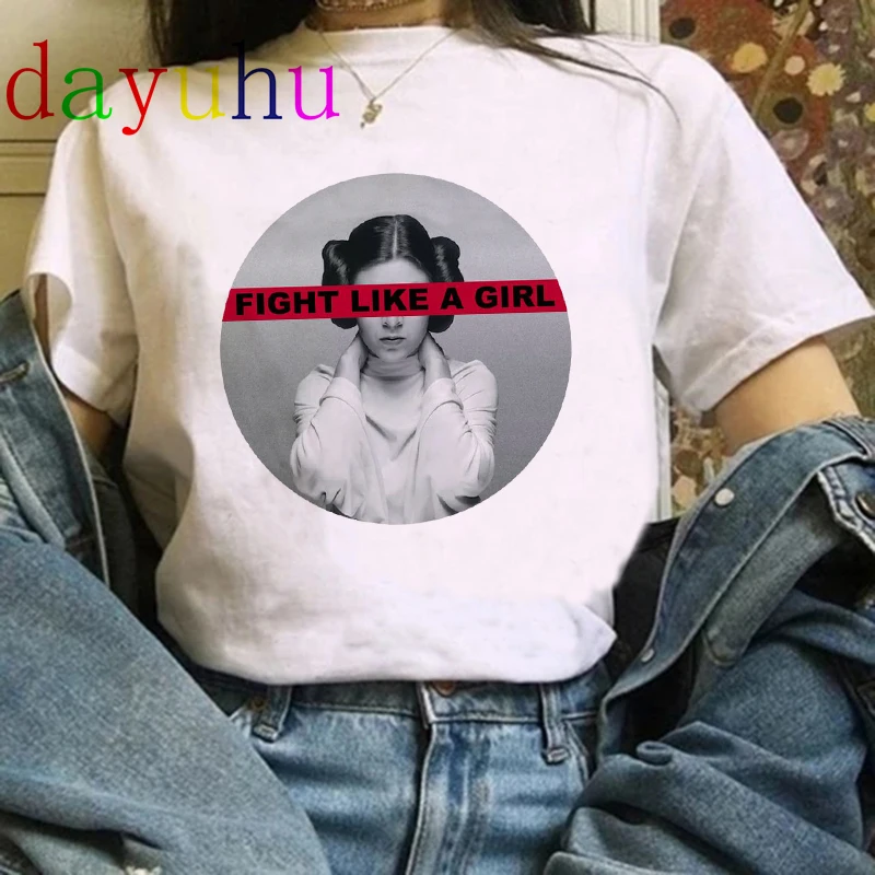 Футболка женская в стиле Харадзюку топ с рисунком девушки 90-х гранж-эстетика GRL PWR
