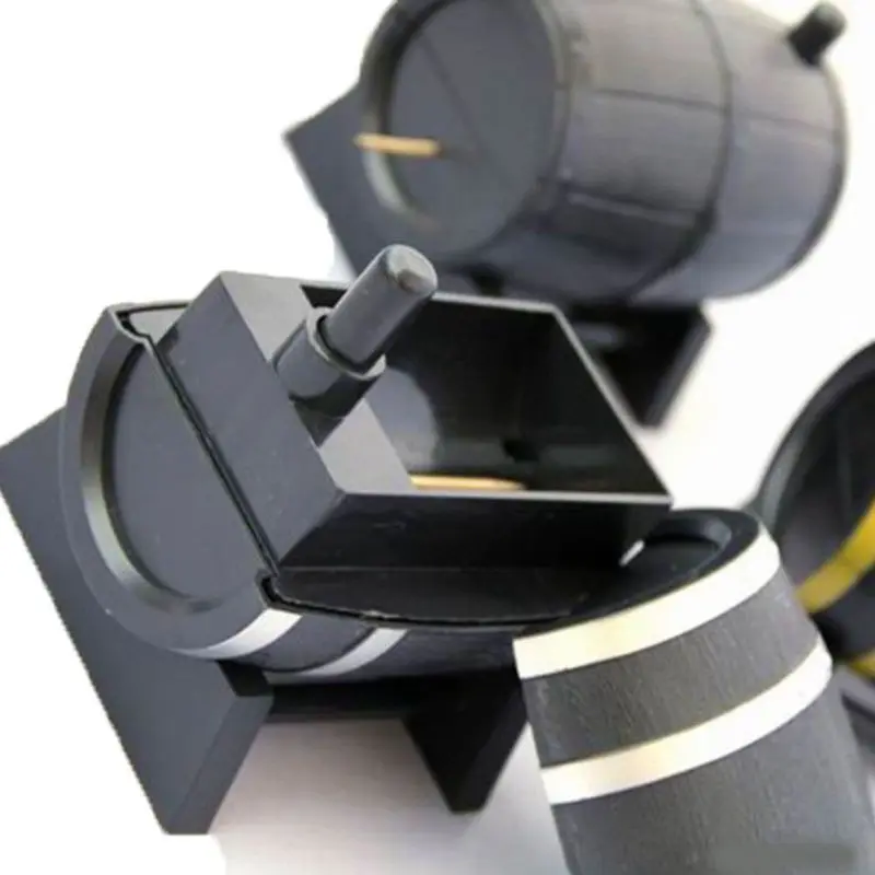 

New Toothpick Holders Wine Barrel Type Automatic Toothpick Case Press Bucket Dispenser Tooth Pick Cotton Swab Case Box