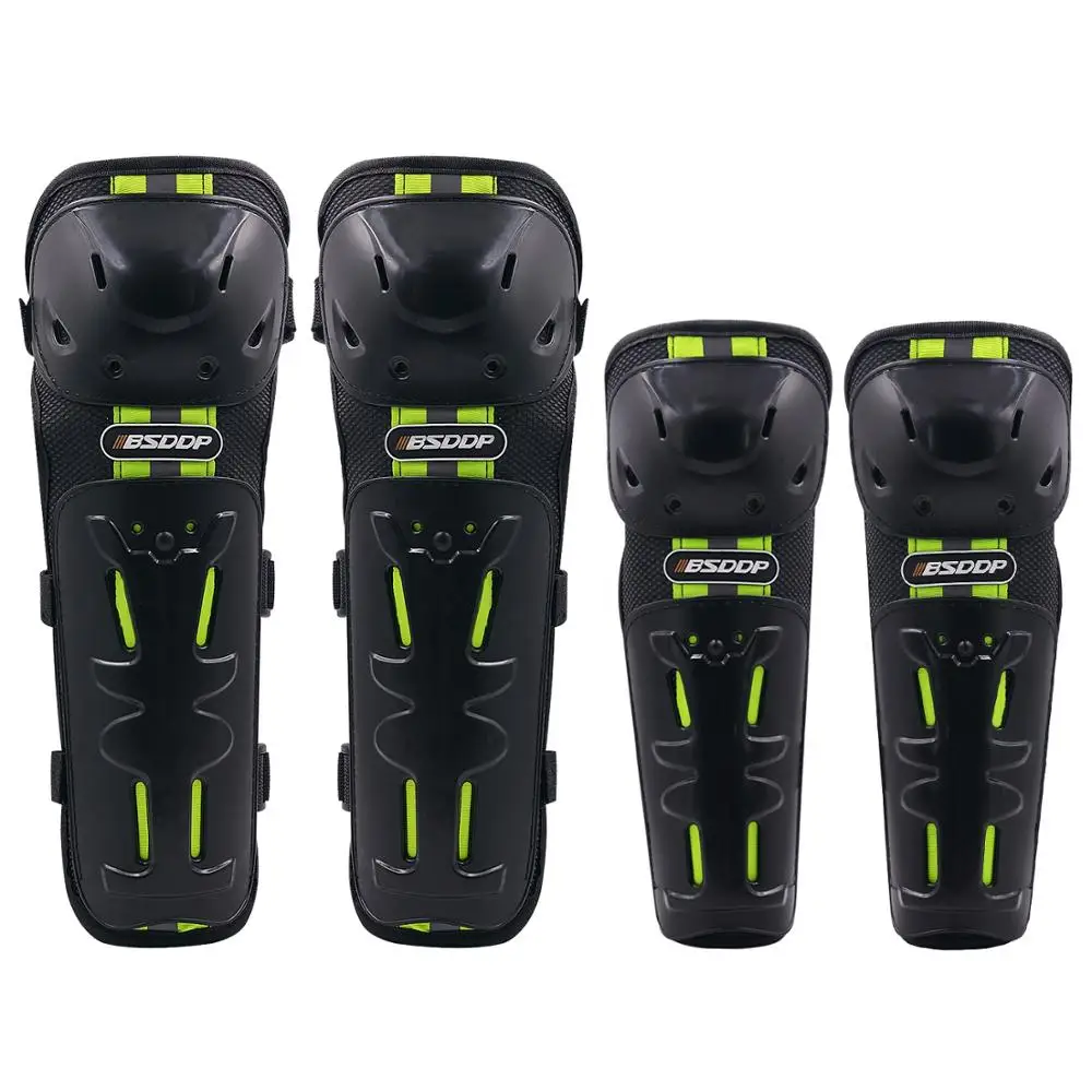 

4PCS Motorcycle Scooter Kneepad Elbow pads Accessory Skate Skiing Silder Protective Gear Protector Sports Guards Safety