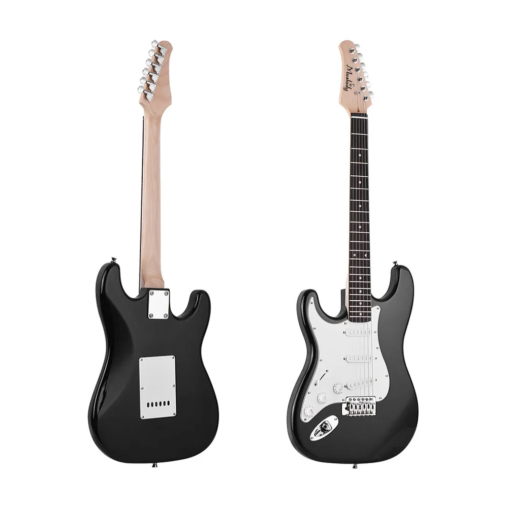 21 bünde 6 saiten e gitarre massivholz paulownia körper ahorn hals mit lautsprecher notwendig gitarre teile zubehör free global shipp