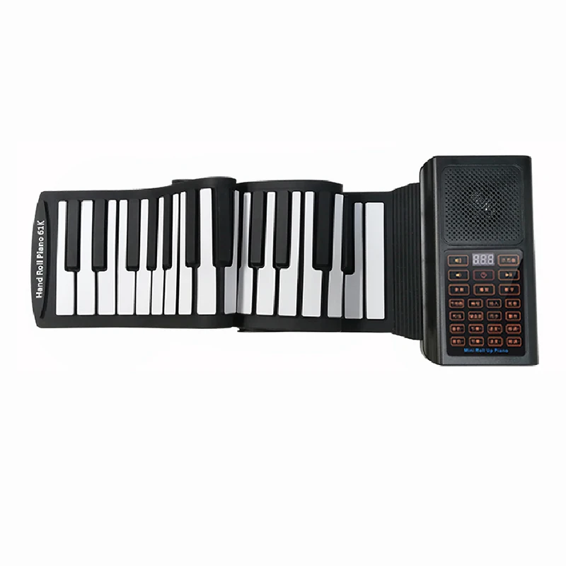 Children Electronic Organ Kit Profissional Roll Up Keyboard Music Electronic Organ Teclado Infantil Christmas Present XR50DZQ