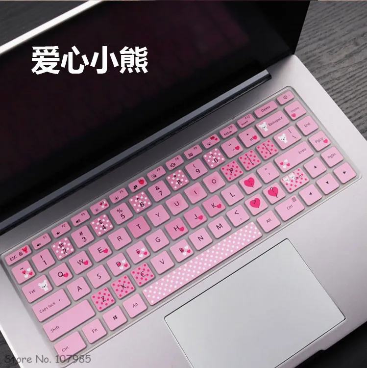 15 дюймов силиконовый чехол для клавиатуры ноутбука Xiaomi Mi Notebook Pro 6 дюйма 2017