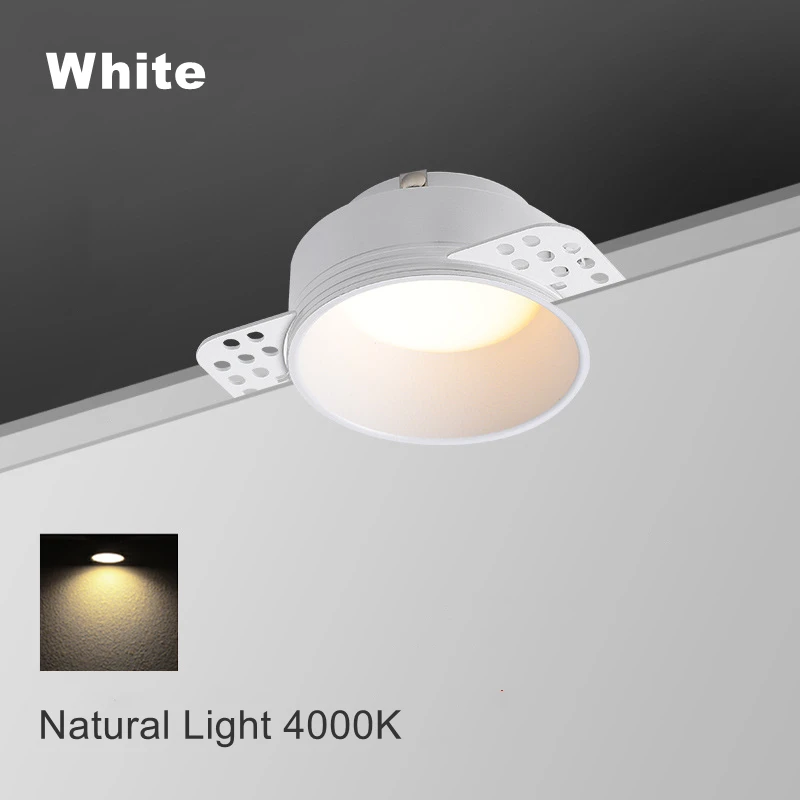 

Встраиваемый светодиодный светильник khelse белый алюминий