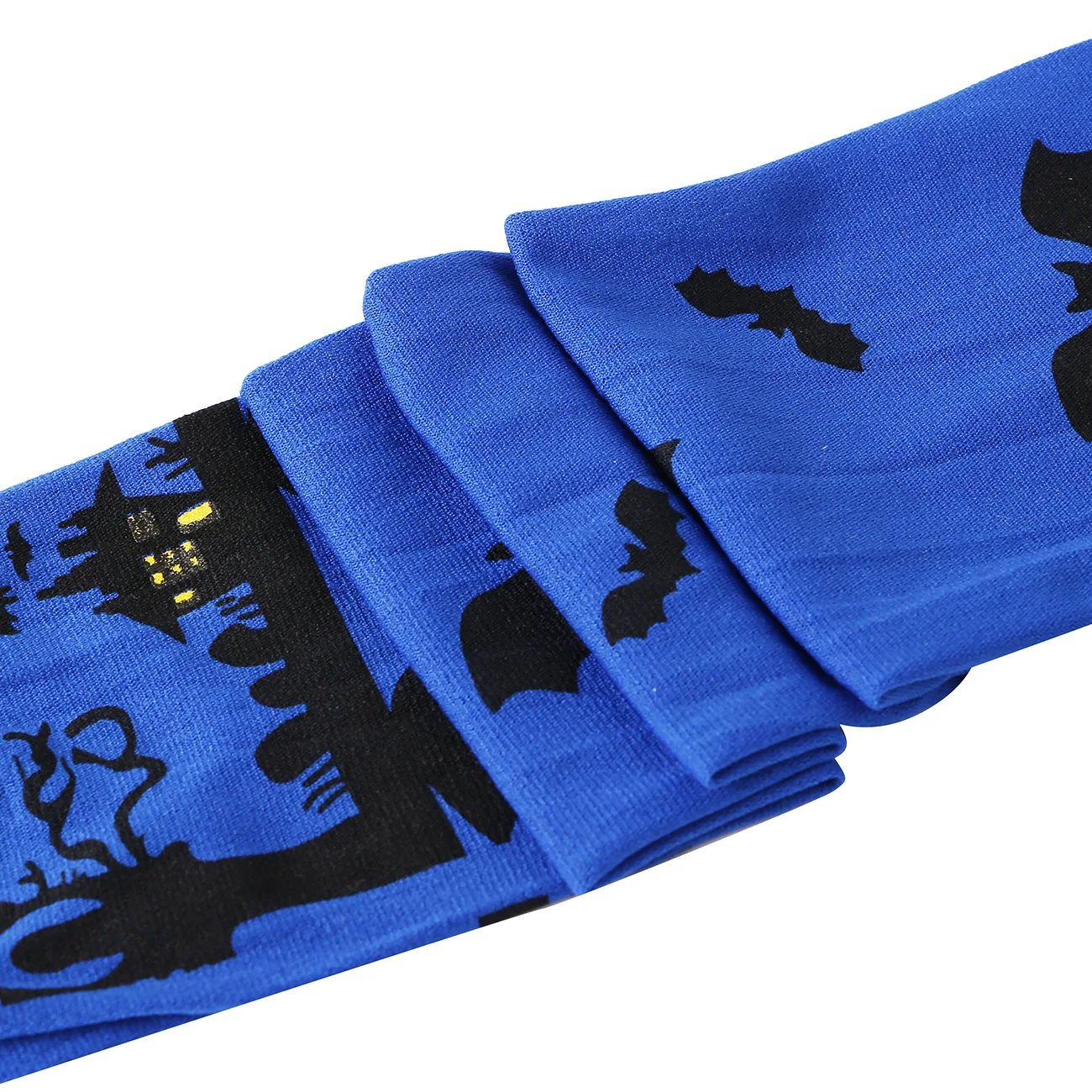 

The witch diablo bats blue Halloween socks new female knee-high stockings Halloween socks