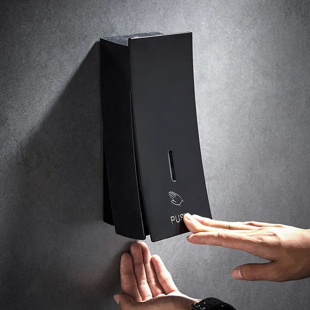 Настенный дозатор жидкого мыла без перфорации 450 мл пластиковая бутылка для