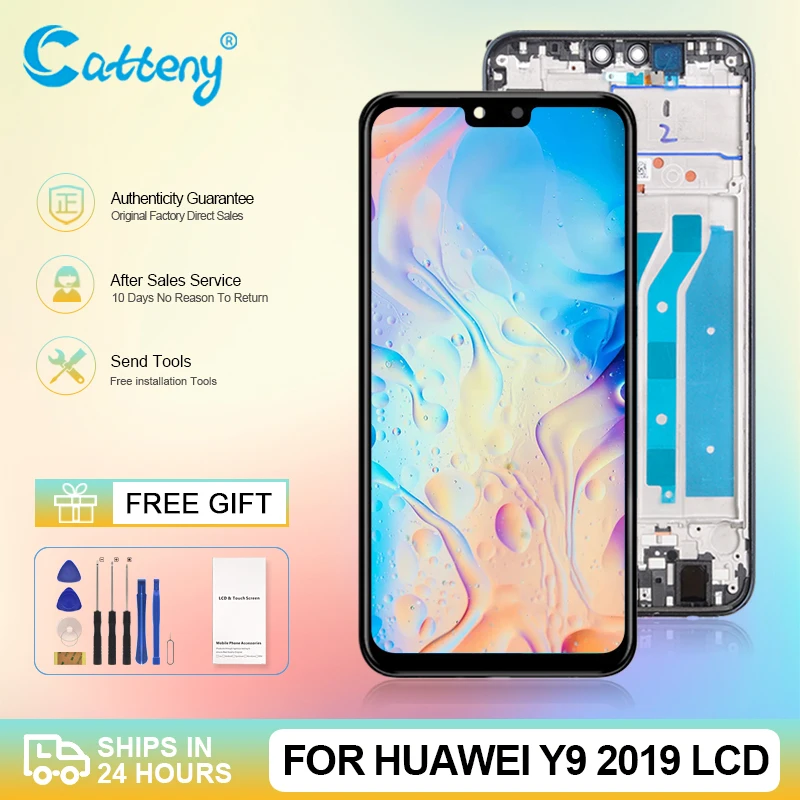 Оптовая продажа для Huawei Y9 2019 Lcd Enjoy 9 Plus дисплей сенсорный экран дигитайзер в сборе
