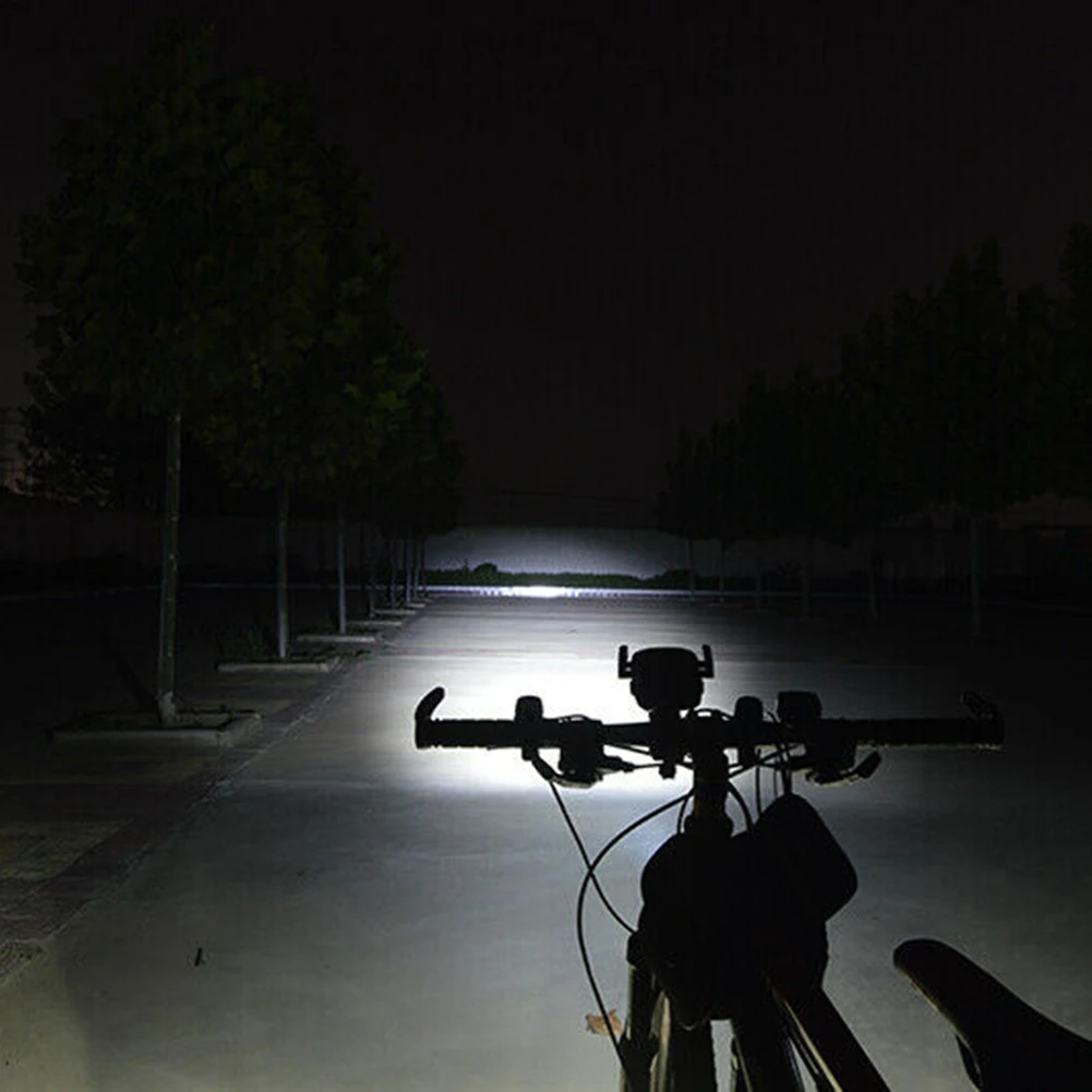 

2-in-1 LED Bike Front Head Light Horn Aluminum Casing Electric Scooter Headlights LB88