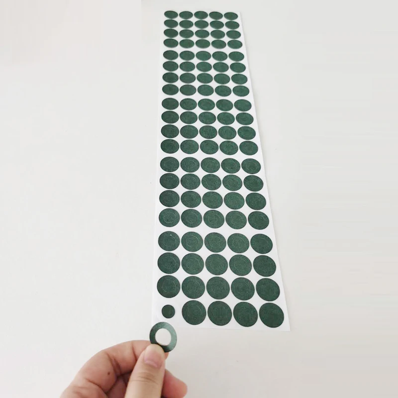 

100pcs 1S 18650 Li-ion Battery Insulation Gasket Barley Paper Battery Pack Cell Insulating Glue Fish Electrode Insulated Pads