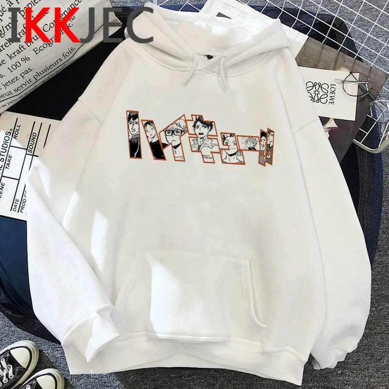 Толстовка Haikyuu мужская с забавным мультяшным уличная одежда японскими
