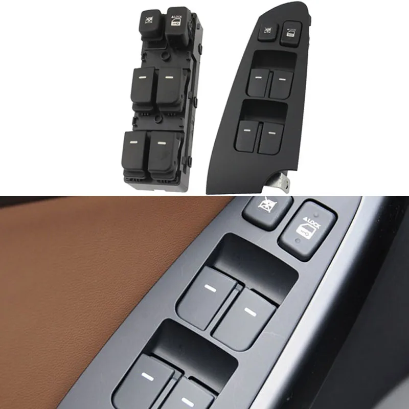 

Переключатель управления передним левым стеклом автомобиля, кнопки управления электрическим стеклом для Kia FORTE Cerato 2011 2012 93570-1X000