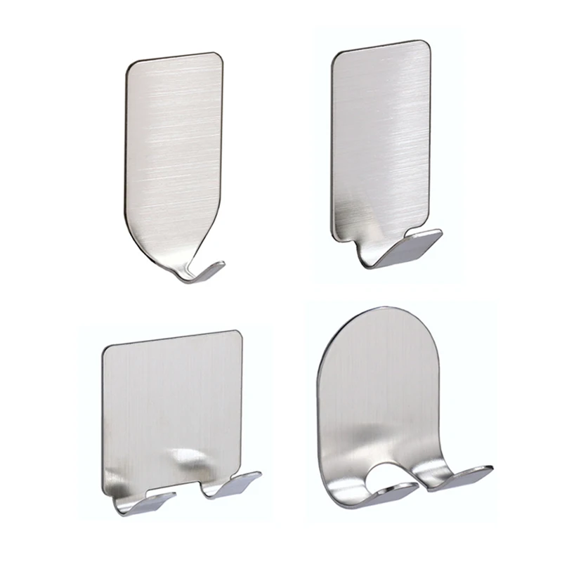 stainless steel razor bracket for mens shaver holder shelf bathroom razor holder wall adhesive storage hook kitchen hanger rack free global shipping