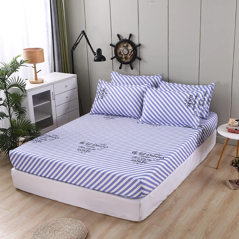 Скандинавский простой детский чехол для кровати антиклещи матрас защитный с