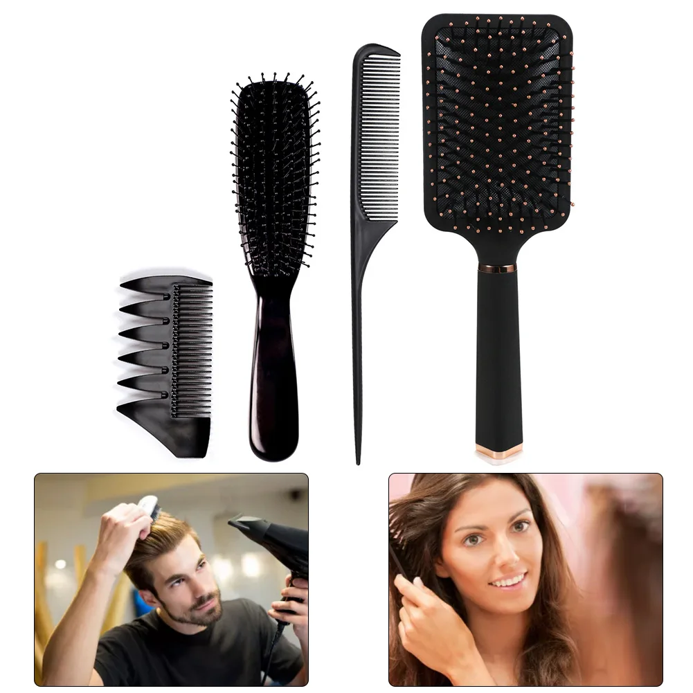 

Comb Set Airbag Massage Comb Brush Air Cushion Comb Scalp Anti-static Relax Comb Portable Hair Brush Tool for Hair Styling 4PCS