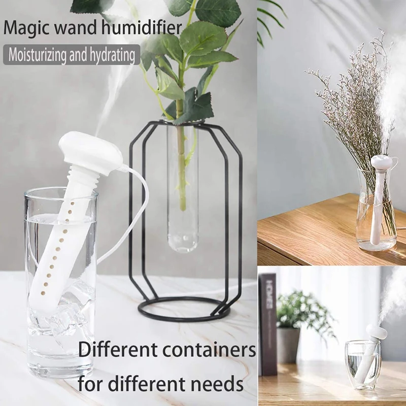 

USB Portable Diamond Humidifier Moisture Meter Set Nano Hand Held Spray Water Replenishing Instrument,Cold Spray Steamer