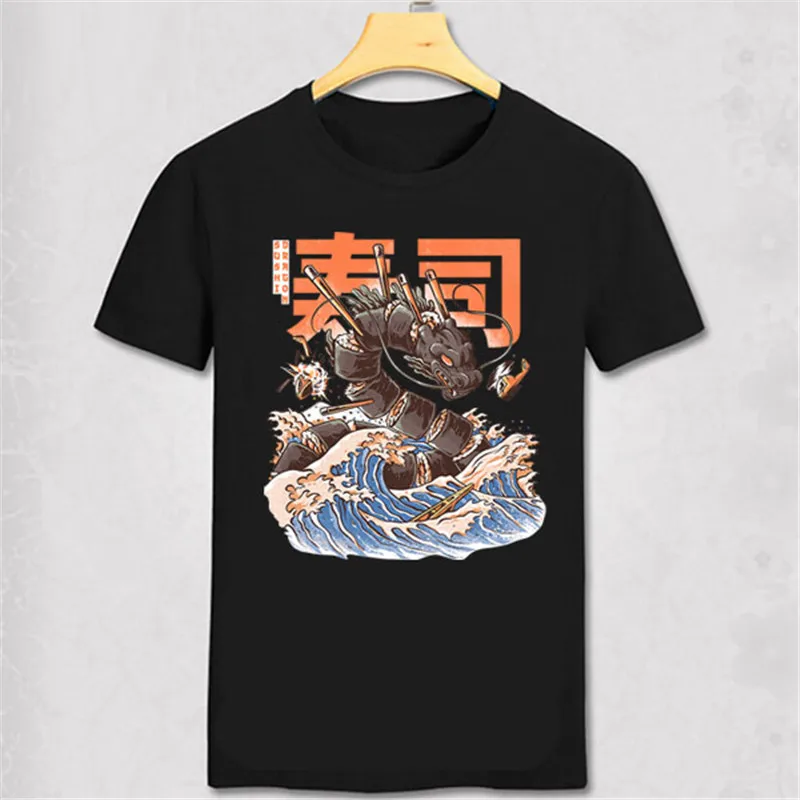 Модная мужская футболка в стиле Харадзюку с короткими рукавами японском |