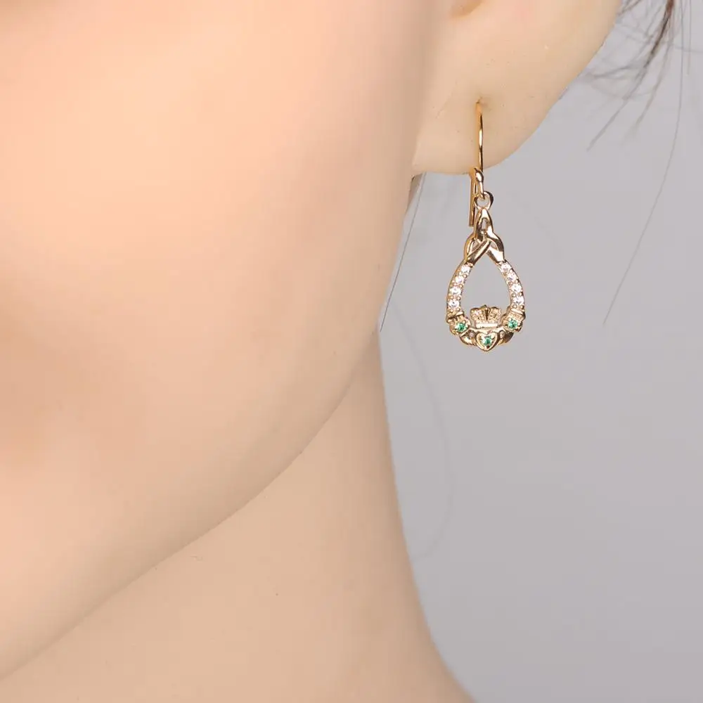 925 Стерлинговое Серебро Бриллиантовая ирландская клетка для женских подарков на