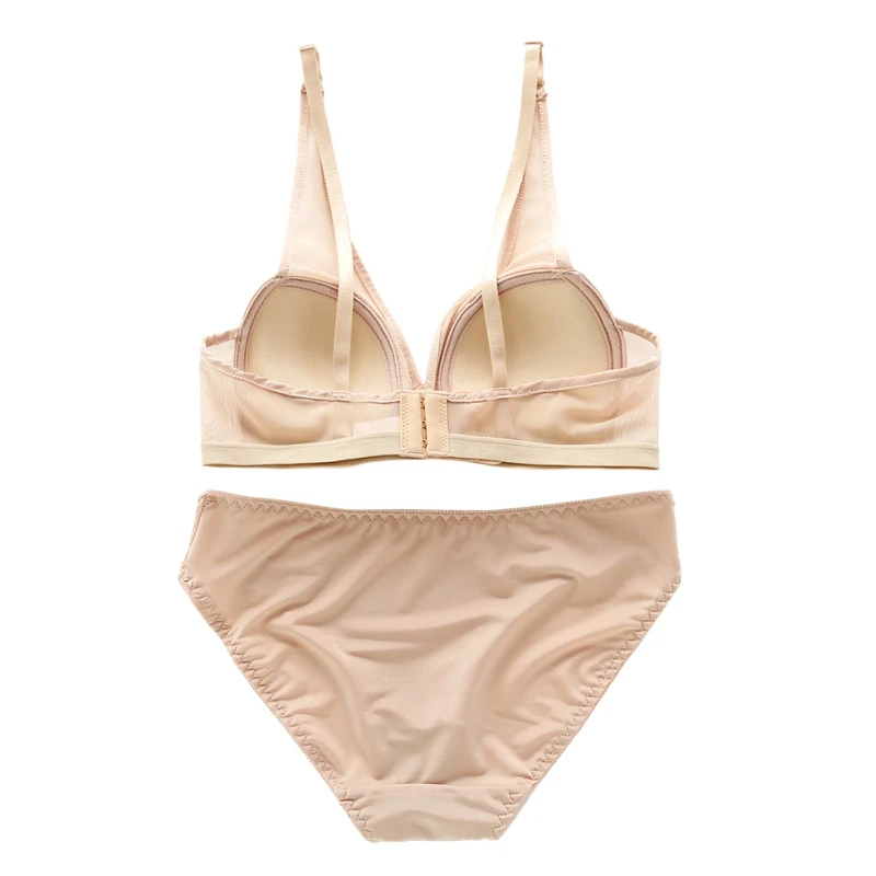 

Women Lingerie Sexy Embroidery Lace Underwear Sets Bra Set 3/4 Cup Brand Sexy Intimates Bra & Brief Set