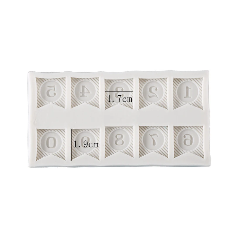 Bunting Alphanumeric Mould Silicone Mold Fondant Cake Decorating Tool Gumpaste Sugarcraft Chocolate Forms Bakeware