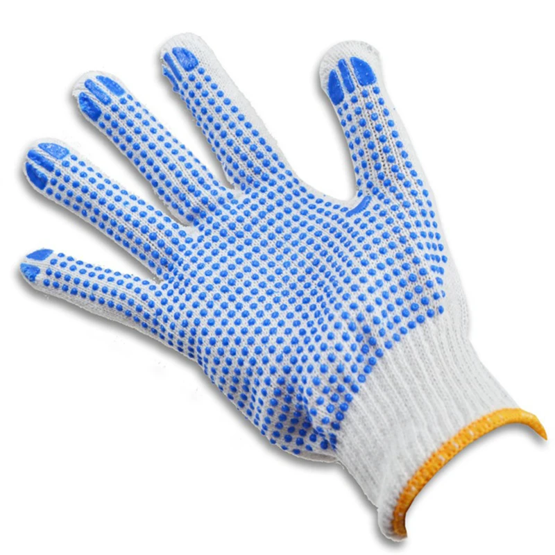 Прочные пропитанные ПВХ толстые хлопковые рабочие защитные проволочные