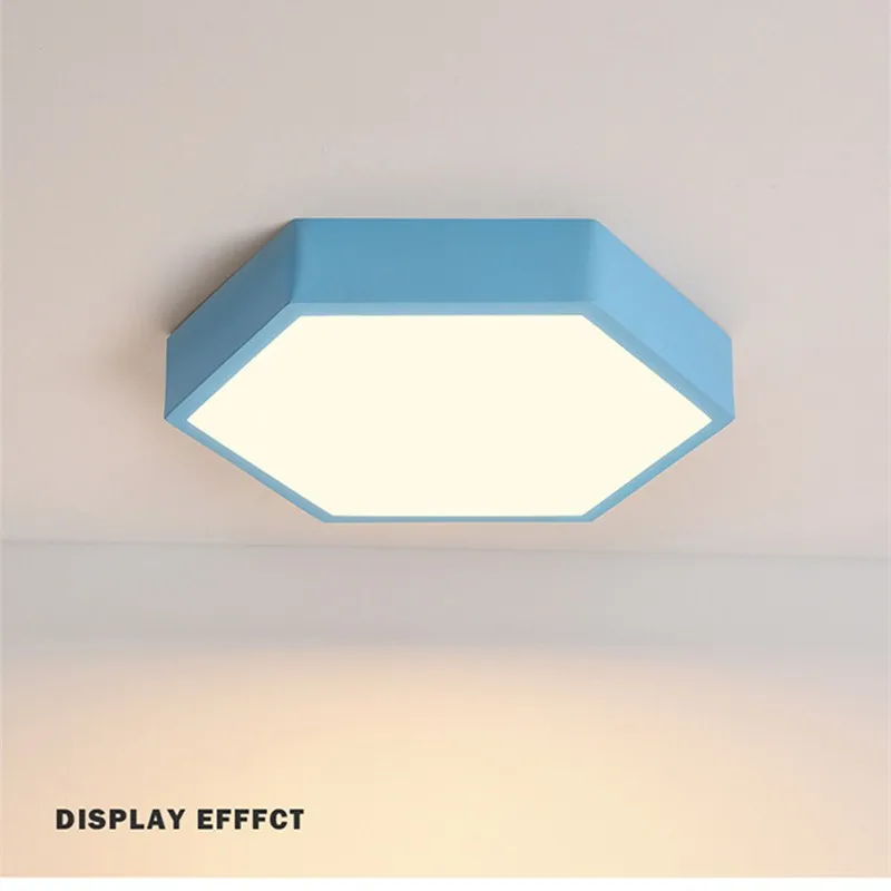 Новый потолочный светодиодный цветной светильник Макарон для спальни гостиной