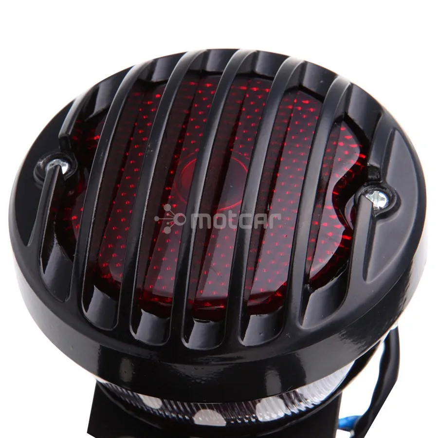 Мотоцикл 12V Тормозной задний светильник Кронштейн номерного знака для Harley Choppers