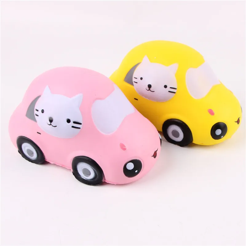 Каваи мягкие 1 шт. медленно поднимающиеся игрушки котенок кошка мультфильм