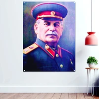 great soviet union cccp ussr president stalin poster canvas painting wall decoration communist believer artwork banner flag gift
