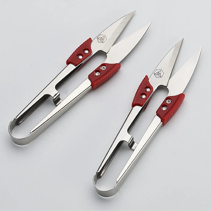 

Stainless Steel Yarn Shears Cutting Sewing Scissors Shears Cross Stitch Embroidery Scissor U Thread Scissors DIY Sewing Supplies