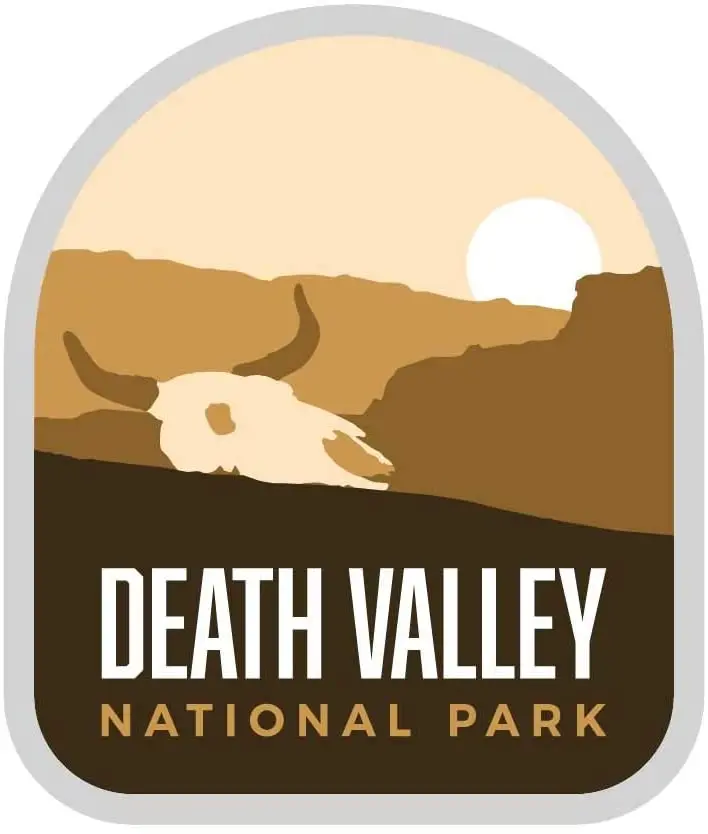 

Vagabond Heart Death Valley National Park Weatherproof Vinyl Sticker | size: 5 inches