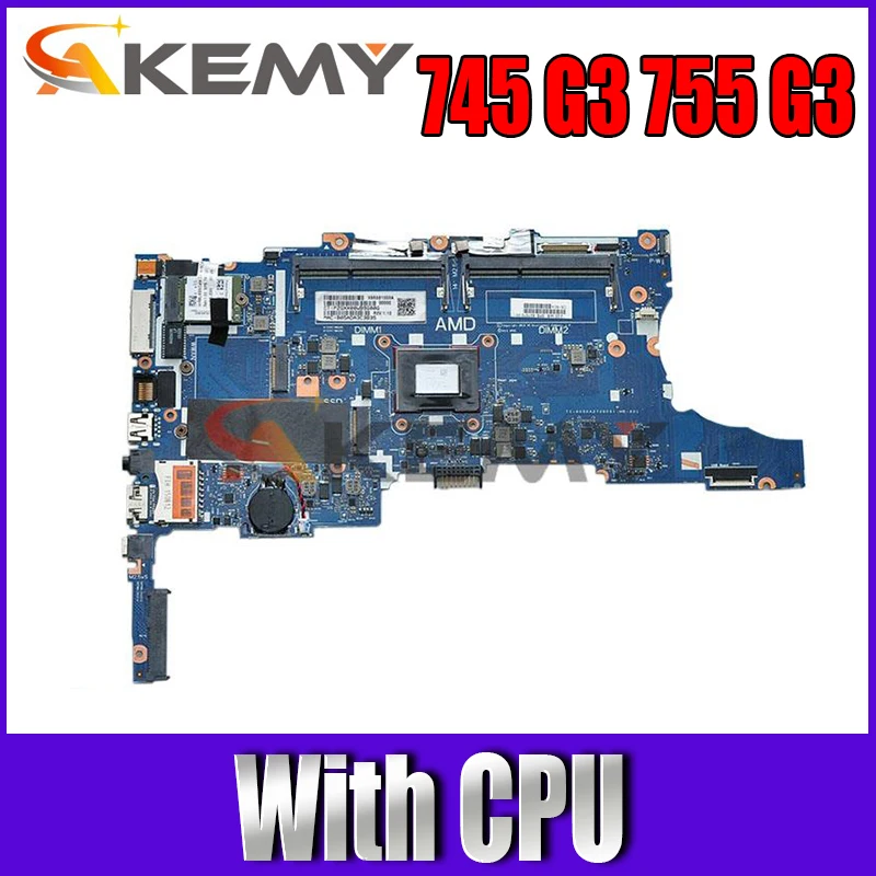 

827570-001 827570-501 827570-601 для HP 745 G3 845 G3 MT42 Материнская плата ноутбука 100% полностью протестирована