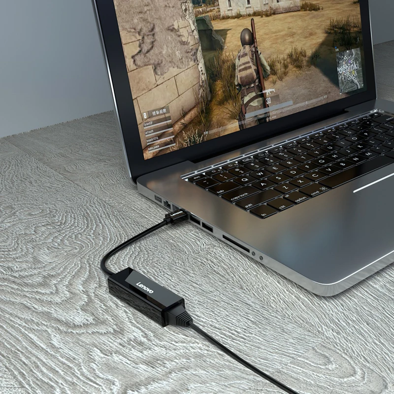 Lenovo USB 3.0 Type-C к RJ45 проводной 3 0 м гигабитный Ethernet-порт адаптер для настольного