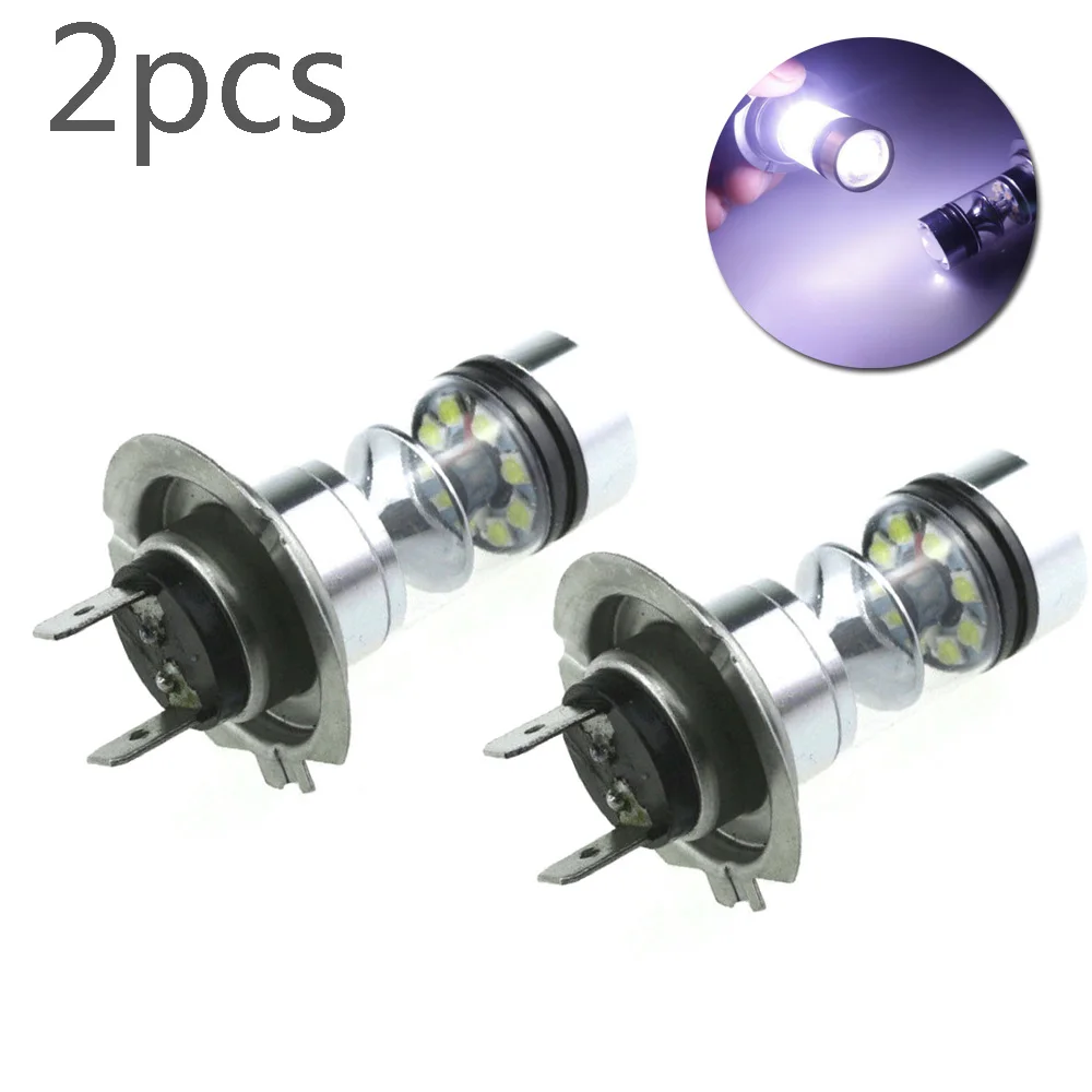 2*H7 100W Super Bright LED Fog Tail Driving Car Head Light Bulb White Lamp 8000K New And High Quality | Автомобили и мотоциклы