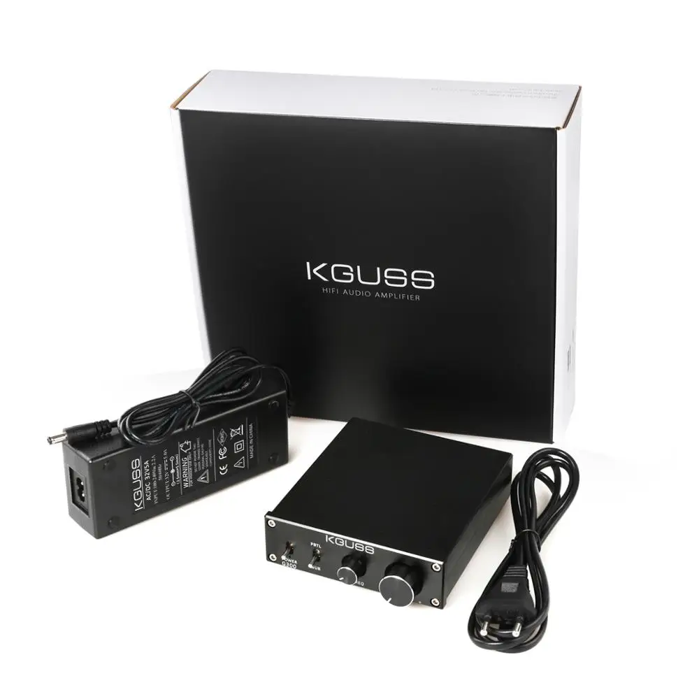 Аудиоусилитель KGUSS G300 HIFI класса D с сабвуфером 300 Вт регулировка басов и высоких