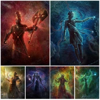 king of gods anax and greek aods wall art canvas painting home decoration constellation astrology poster and prints unframed